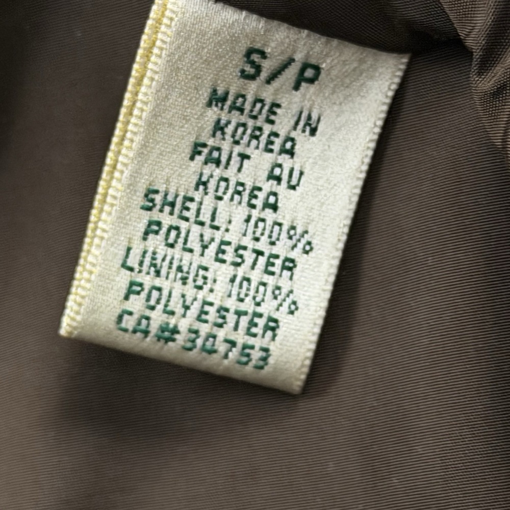 Vintage Fairway & Greene Women's Size Small Brown Quilted Golf Preppy Vest Korea - Picture 3 of 5